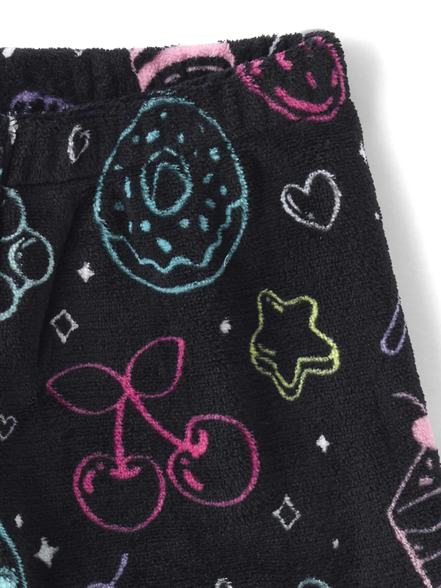 The Children's Place Girls Cozy Fleece Food Pajama Shorts, Sizes XS-XXL