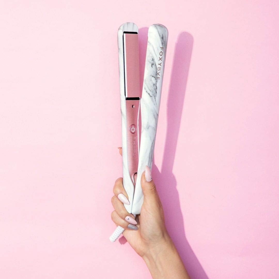 foxybae rose gold marble flat iron reviews