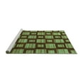 thumbnail image 2 of Ahgly Company Machine Washable Indoor Rectangle Abstract Turquoise Blue Modern Area Rugs, 5' x 8', 2 of 4