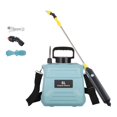 thumbnail image 4 of Lawn Garden Electric Sprayer with Shoulder Strap Retractable Rod Versatile Portable Single Button for Outdoor Watering 8 Liters Blue, 4 of 9