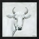 Metaverse R877173-0120000-AEAAAAEAN4 13,25 x 13,25 Po Vache I Encadrée Art Mural par Britt Hallowell – image 1 sur 1