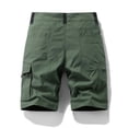 thumbnail image 5 of HOOMEUMY Mens Cargo Shorts Stylish Lightweight Casual Summer Elastic Waist Basketball Baseball Short Pants with Pockets Army Green 38, 5 of 9