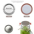thumbnail image 3 of 100Pcs  Jar Lids Regular Mouth Canning Lids Reusable Metal Canning Jar Lids s, 3 of 6