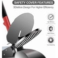 thumbnail image 2 of Electric Ice Shaver with Three Blades, 380W Snow Cone Maker, Prevent Splash Design, 286lbs/ Stainless Steel Shaved Ice, 2 of 4