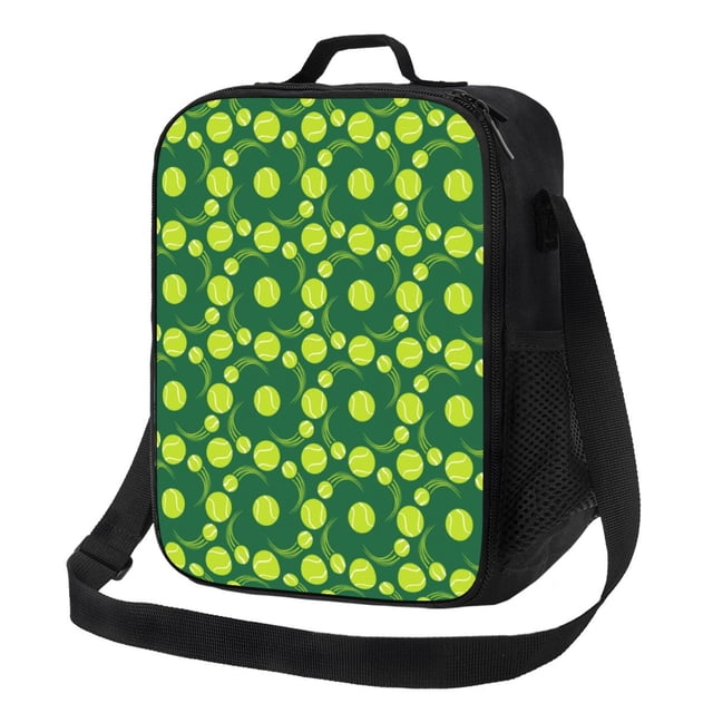 Disketp Tennis Balls Bolsa Térmica Estampada para Almuerzo, Lonchera para Hombres y Mujeres Adultos