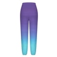 thumbnail image 5 of Dagugfen Joggers for Women Elastic Waist Stretchy Drawstring Running Pants Outdoor Workout Casual Pants with Pockets Multi Color, 5 of 6