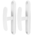 thumbnail image 1 of Miangastore Crochets Porte-Rideau Muraux en Alliage d'Aluminium 2 Pcs 3.7X1.4X1.2In, 1 of 8