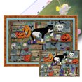 thumbnail image 1 of Hilo de algodón Bordado JShteea Gato en el Estante 11CT 65x45cm, 1 of 9