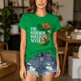 thumbnail image 2 of The Matriarchy Would Never Flower T-Shirt, Retro Floral Graphic Tee, Women Empowerment Shirt, 2 of 5