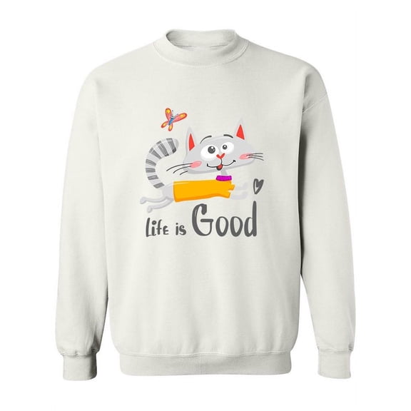 Life's Good Design Sweatshirt Women -Image by Shutterstock, Female x-Large