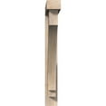 thumbnail image 2 of Ekena Millwork 5 1/2"W x 44"D x 44"H Imperial Block Smooth Bracket w/ Offset Brace, Douglas Fir, 2 of 25