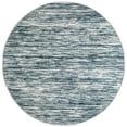 thumbnail image 4 of Davide 1228 Transitional Striated Blue 8' Round Area Rug, 4 of 5