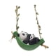 thumbnail image 3 of Estatua de jardín de animales de swing, linda figura, manualidades regalo divertido, adorno de resina de dibujos animados, escultura colgante para Estatua de panda, 3 of 8