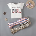 thumbnail image 2 of Gerichy Girls Summer Outfits, Summer Clothes For Small And Medium Sized Girls Fashion Suit Sleeveless Skirt With Shorts, 2 of 9