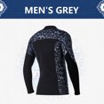 thumbnail image 3 of Sonducket DIVE SAIL 1,5 MM traje de neopreno Tops trajes de neopreno protección trajes de buceo estilo chino para aeróbic acuático Deportes acuáticos hombre gris XXL, 3 of 6
