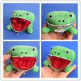 thumbnail image 4 of Frog Wallet Green Frog Coin Bag Cartoon Mini Coin Wallet Coin Credit Card Key Earphone Lipstick 10 * 8cm, 4 of 5