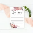 thumbnail image 2 of Koyal Wholesale Cinnamon Rose Florals Wedding Advice & Well Wishes Guest Book Cards for Bride and Groom, 56 Pack, 2 of 5