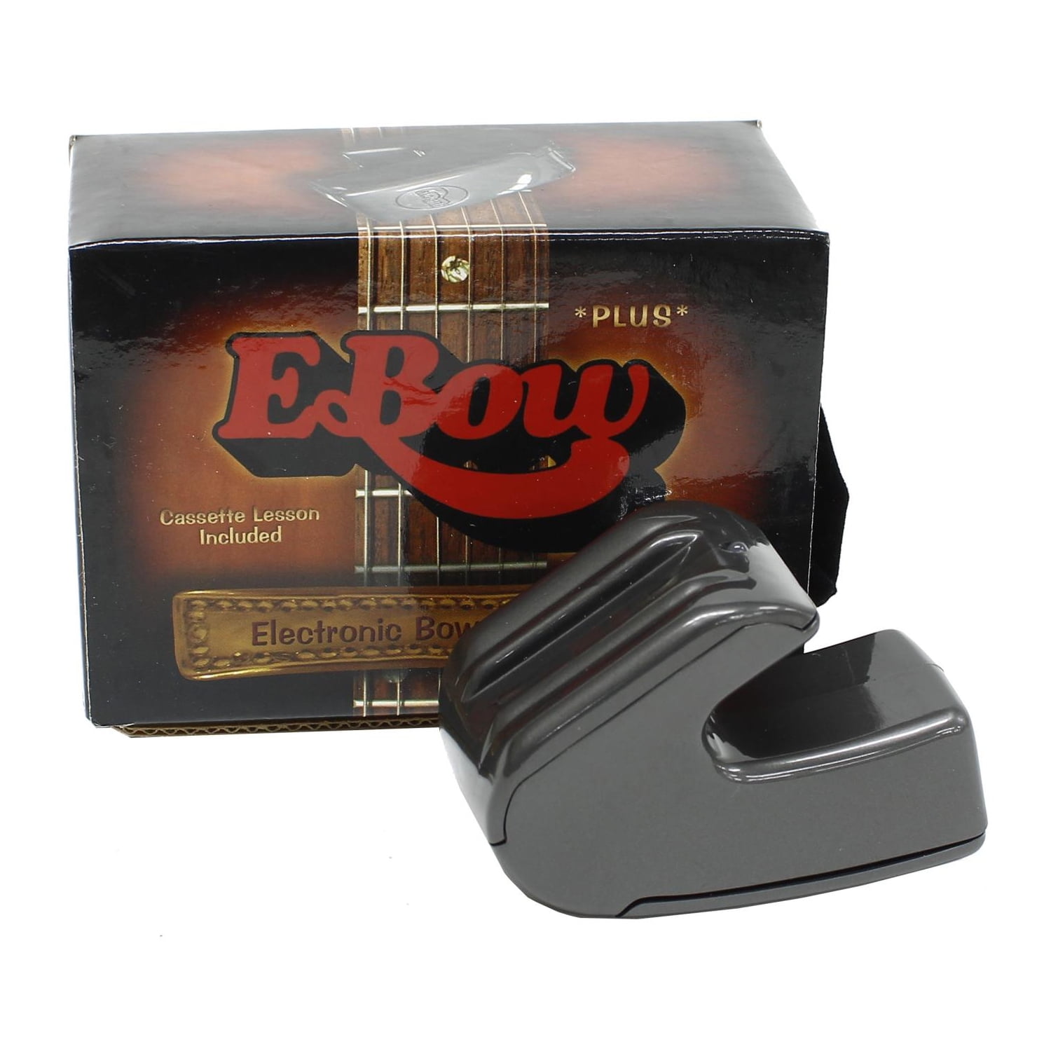 EBow Plus Electric Guitar Sustainer Effect, Handheld Vibrato & Infinite Sustain Device, Black