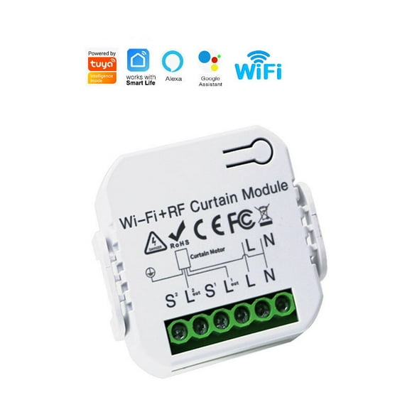 Tuya APP control device synchronization voice controller smart home WIFI curtain switch hidden switch