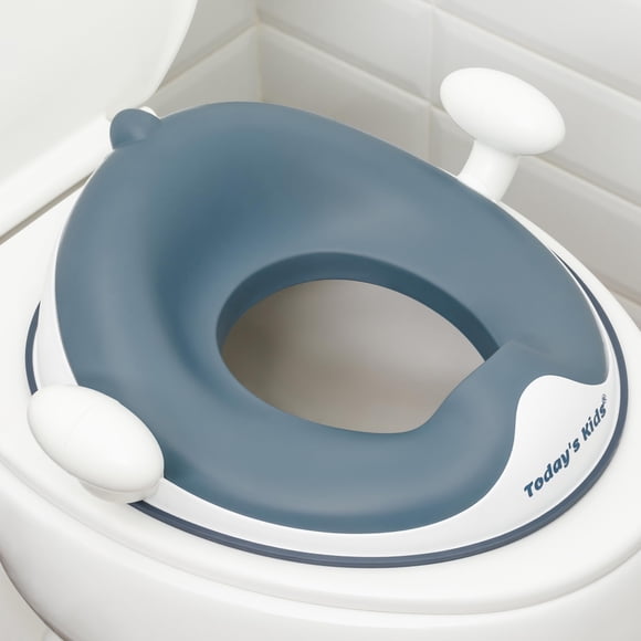 Asiento de inodoro Training Todays Kids, antideslizante, azul
