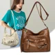 thumbnail image 2 of Bolso de mujer mayor 2024 Nuevo bolso de mensajero informal y versátil Mochila de hombro de cuero suave para mujer Bolso de madre de varias capas, 2 of 5
