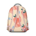 thumbnail image 3 of Fun cartoon peach lover design compact travel backpack cute small backpack for school lightweight school bag for daily use and vibrant pattern, 3 of 6