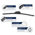 thumbnail image 4 of 2 piezas de repuesto de limpiaparabrisas trasero para KIA Niro 2017-2020 para KIA Forte 2013-2018 para Jaguar F-PACE 2016-2023, 4 of 6