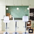thumbnail image 4 of Set 4 Bancos Altos Ajustable Con Respaldo Para Barra Cocina blanco, 4 of 8