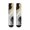 Black Marble Pattern, variant on Blue Marble Pattern Men's Mid-calf Crew Socks, Everyday Trainer Socks with Reinforced Heel & Toe, Soft Stretchy Gifts Ideas for Men Adults