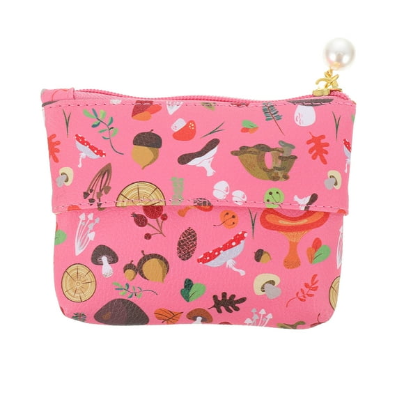 MasteelfCA Delicate Printed Coin Bag Creative Portable Storage Bag Outdoor Small Pouch