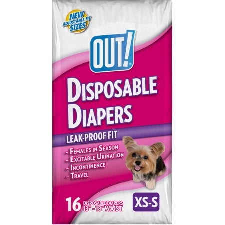 Out! XS/S Disposable Diapers, 16 Ct