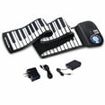 thumbnail image 2 of Topbuy Electric 88 Key Roll Up Piano Portable Piano Organ Keyboard w/ Pedal, 2 of 6