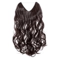 thumbnail image 2 of Invisible Wire in Hair Extensions Miracle Secret Hairpieces Silky Straight Curly Synthetic, 2 of 6