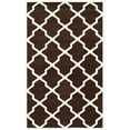 thumbnail image 2 of SAFAVIEH Chatham Franklin Geometric Wool Area Rug, Dark Brown/Ivory, 5' x 8', 2 of 8