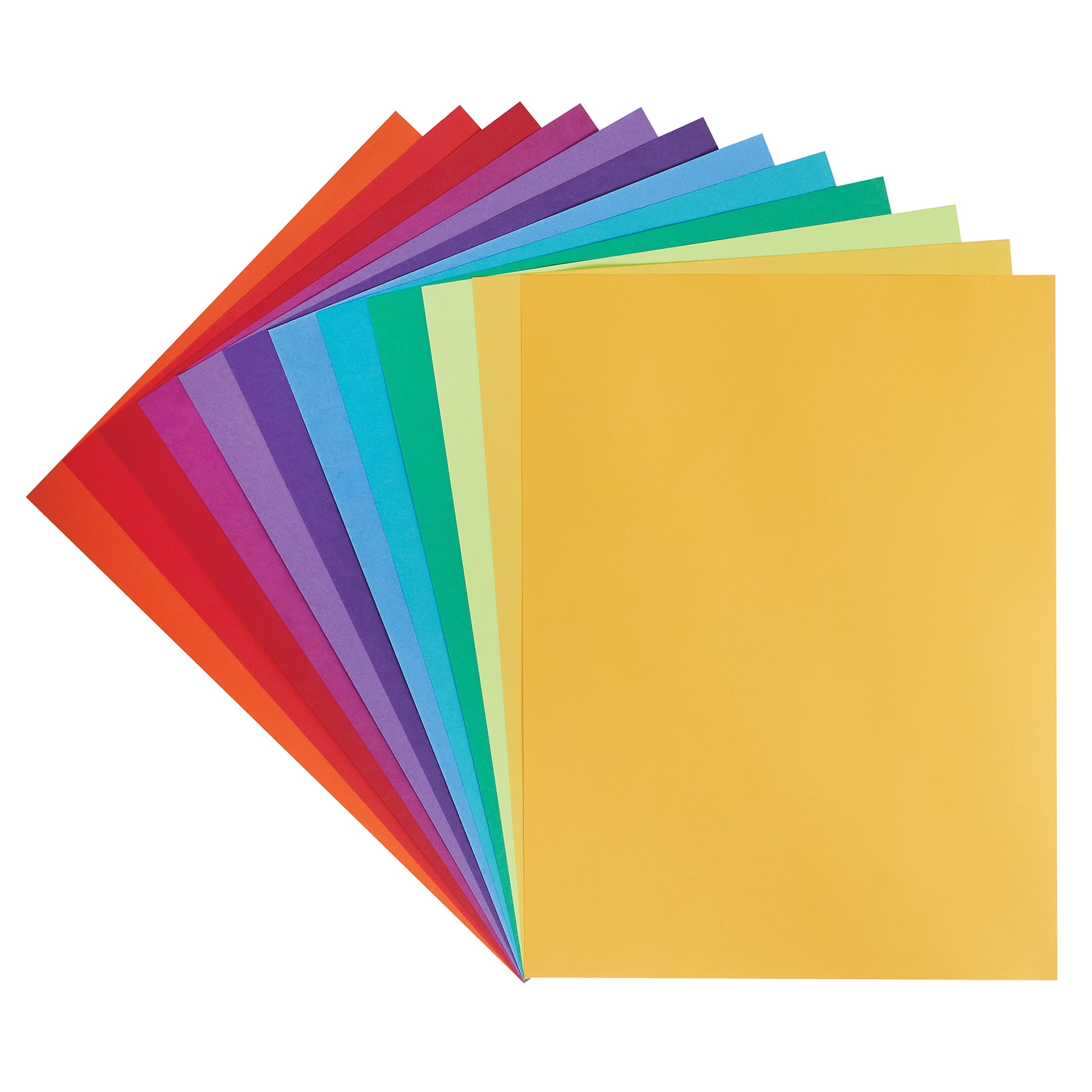 Tru-Ray Construction Paper, Heavyweight, Color Wheel Assortment, 12 Vibrant Colors, 9" x 12", 144 Sheets