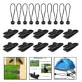 thumbnail image 1 of Clips de lona, ​​agarre de bloqueo de resistencia, abrazaderas de carpa de tornillo para lonas con cordón elástico de bola para toldo, toldos, cu 10 Clip + Dot Bungee Macarena Abrazadera de clip para lona de tienda, 1 of 8
