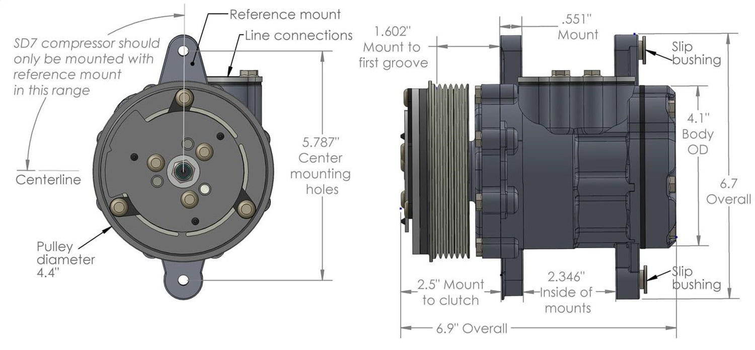 Holley Performance 199 102 A C Compressor Walmart Com<script async src=