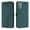 Green, variant on Phone Case for Motorola Moto G30/G20/G10 Kickstand Wallet Magnetic Card Slots Cover Flip Folio