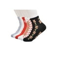 thumbnail image 5 of Wonder Nation Girls Teddy Bear and Holiday Quarter Crews Socks, 6-pack, Size Medium (Shoe Size 10.5-4), 5 of 6