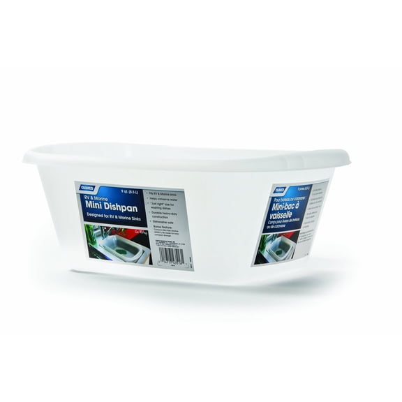 Bandeja para lavar platos Camco Mini de 8,5 L, ahorro de agua