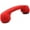 Red, variant on Retro Bluetooth Handset with Wireless Bluetooth, Comfortable Radiation-Proof Design for Clear Calls on Cell Phones, Computers and Laptops