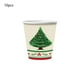 thumbnail image 2 of Juego de vasos, platos y toallas de papel con temática navideña. Vajilla navideña con temática de árbol de Navidad, ideal para reuniones de varias personas y fiestas., 2 of 5