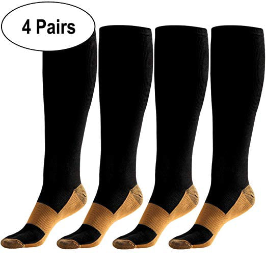 Compression Socks Women Nursing Multipack Wide Calf Stockings 15-20 ...