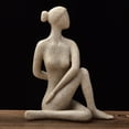 thumbnail image 2 of Estatuilla creativa de resina para niña de yoga, 12,5 cm, 2 of 3