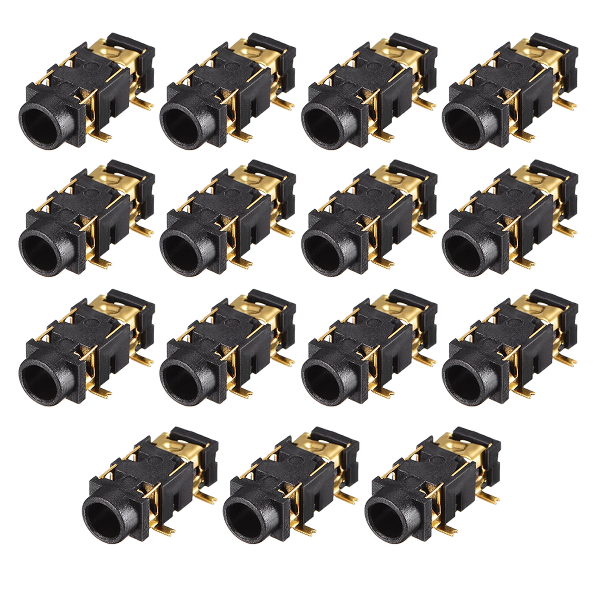 3.5 mm Audio Jack Connector PCB Mount Female Socket 8Pin PJ-393