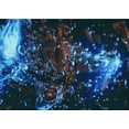thumbnail image 1 of Ahgly Company Machine Washable Indoor Rectangle Transitional Blue Ivy Blue Area Rugs, 2' x 4', 1 of 7