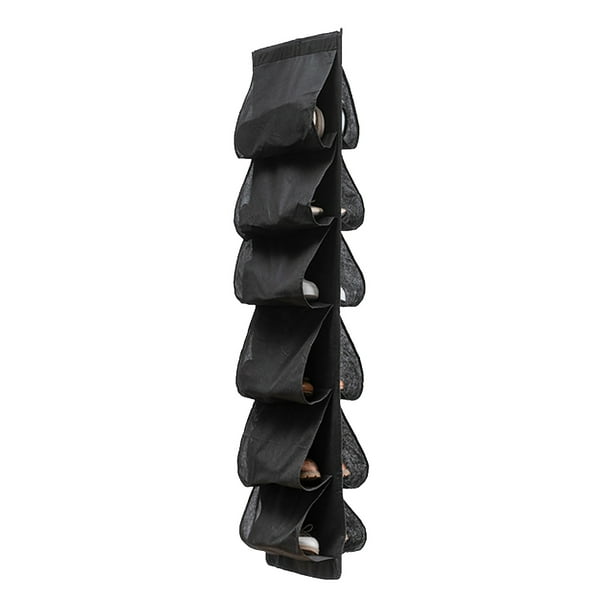 Toystoory Estante de almacenamiento para zapatos sobre la puerta, dormitorio de Hotel, 12 bolsillos, zapatillas colgantes, soporte para zapatos Type2 NO2
