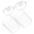 thumbnail image 4 of Acrylic Cotton Swab Holders Transparent Storage Jars for Cotton Balls, Pads & Accessories Dust & Moisture Resistant Organization Solution, 4 of 5