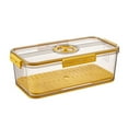 thumbnail image 1 of Square Refrigerator Storage Box Reusable Plastic Kitchen Fresh Keeping Case, 1 of 4
