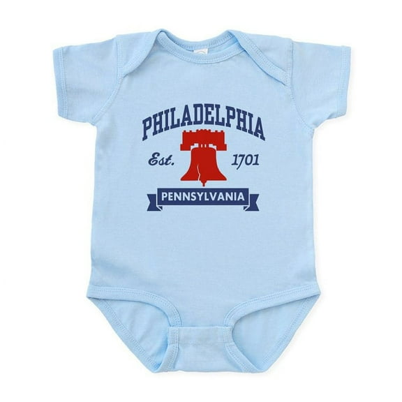 CafePress - Philadelphia PA Infant Bodysuit - Baby Light Bodysuit, Size Newborn - 24 Months